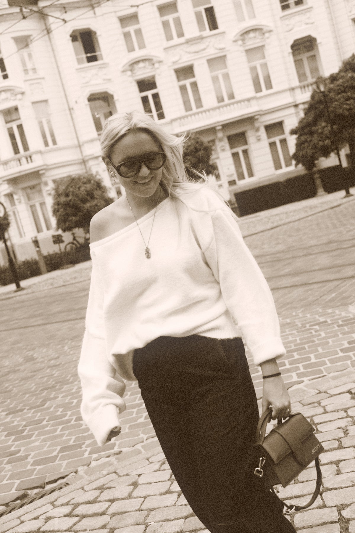 HOLLY OFF SHOULDER KNIT WHITE