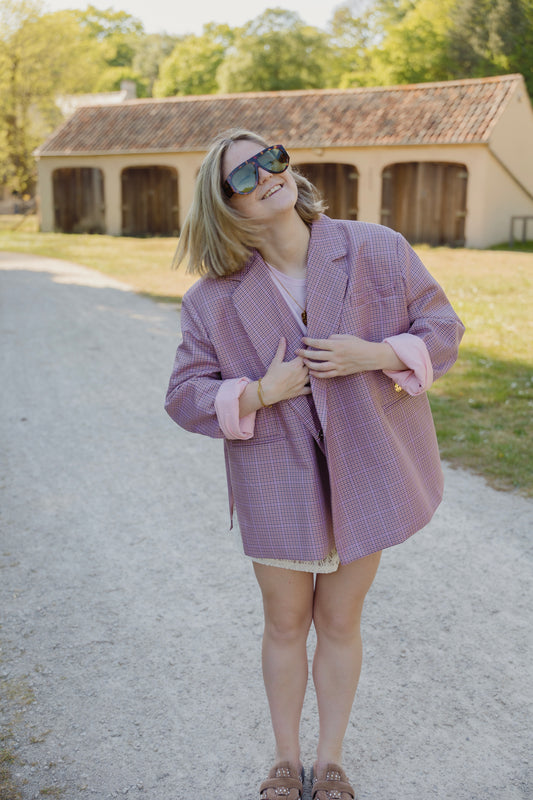 ALIX BLAZER VICHY PINK