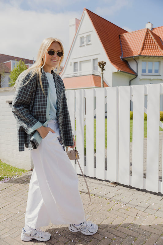 ALIX BLAZER CHECKERED BLUE