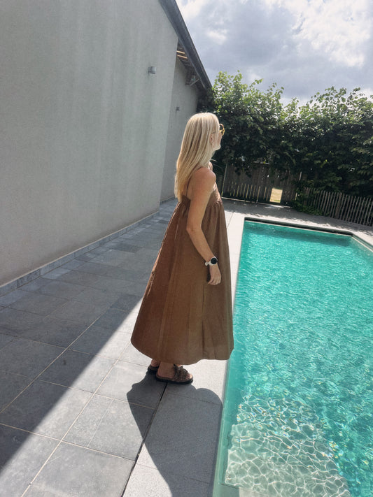 CAMEL LONG DRESS