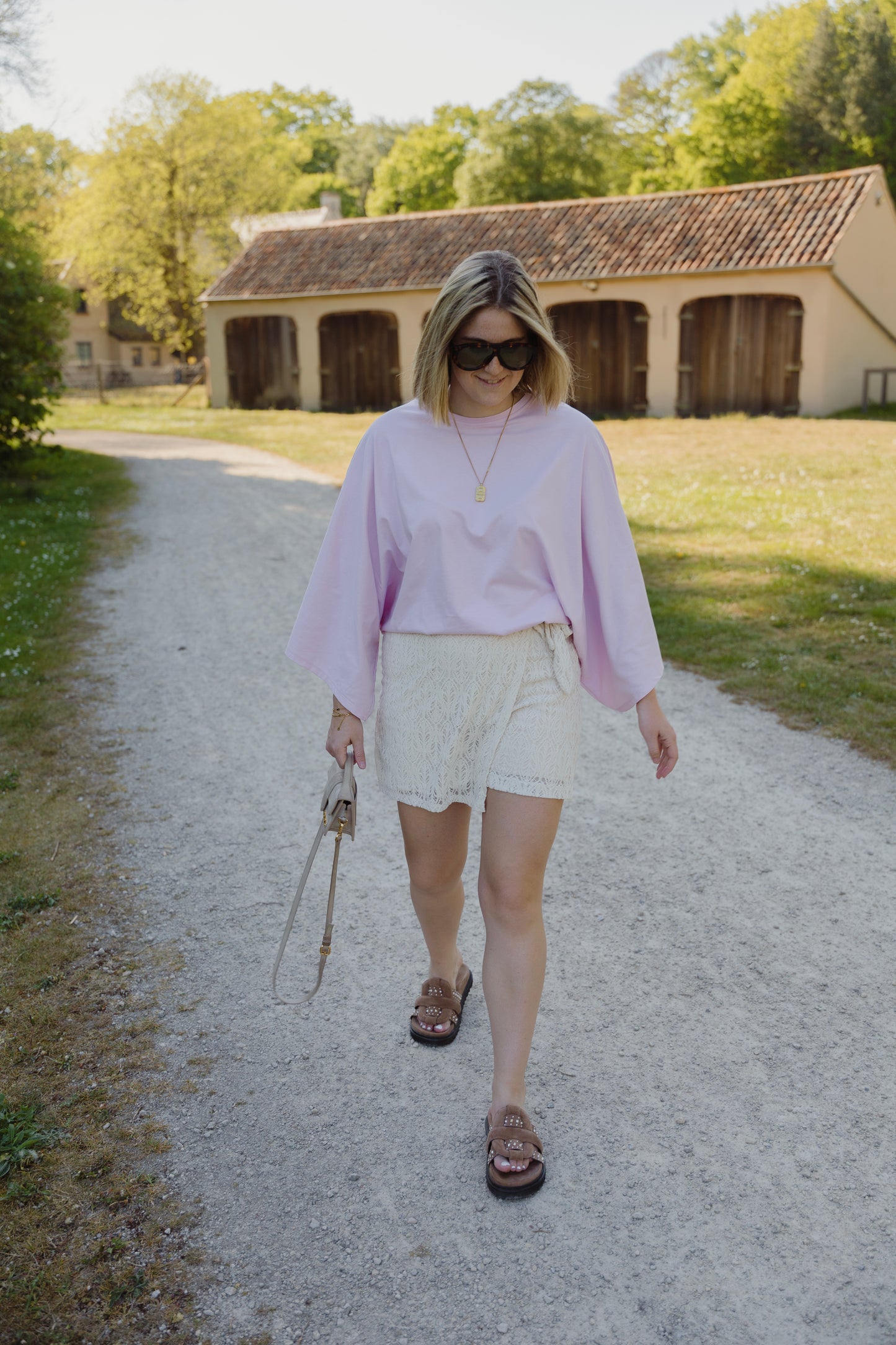 EMMA LACE SKIRT ECRU