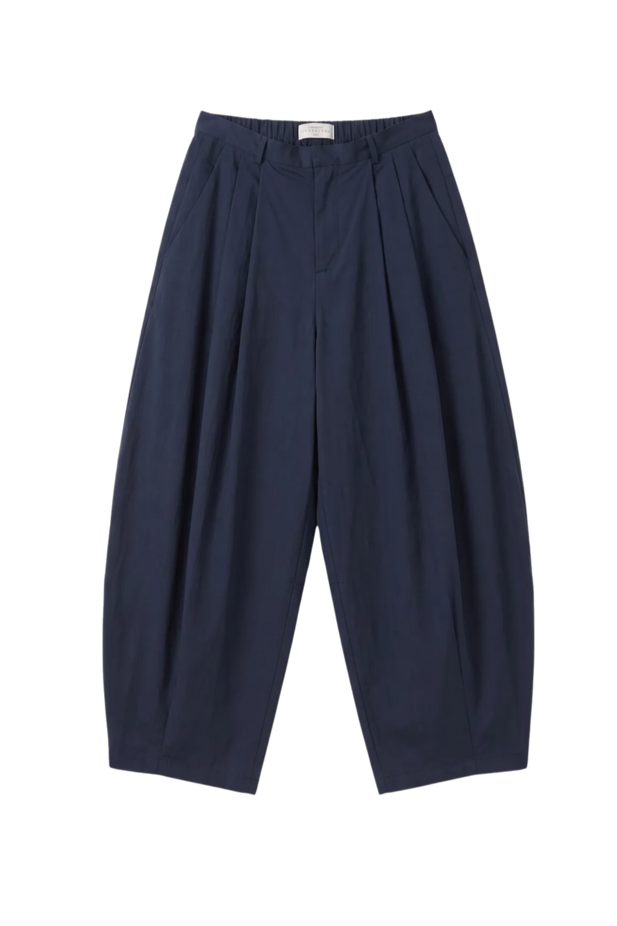 ELLE COTTON TROUSERS NAVY