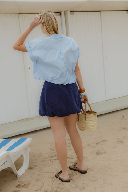 BALLOON SKIRT NAVY