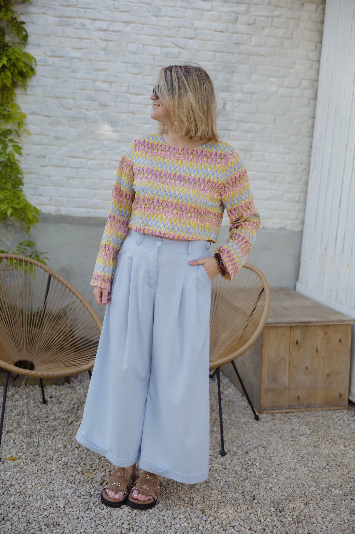 BLEU CIEL TROUSERS