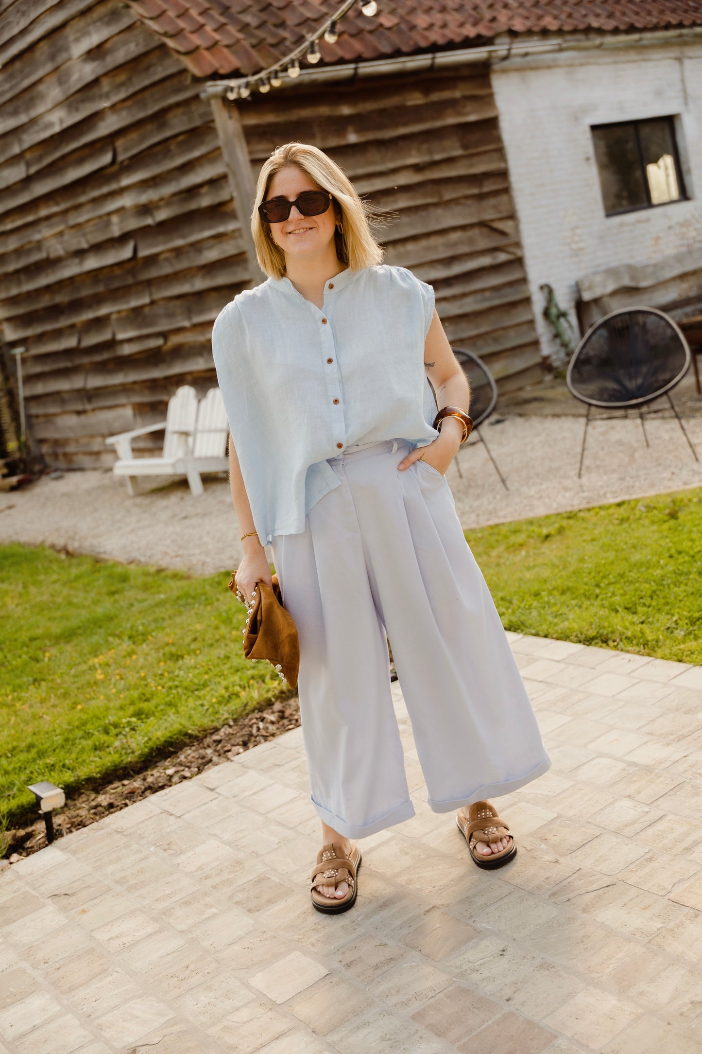 BLEU CIEL TROUSERS