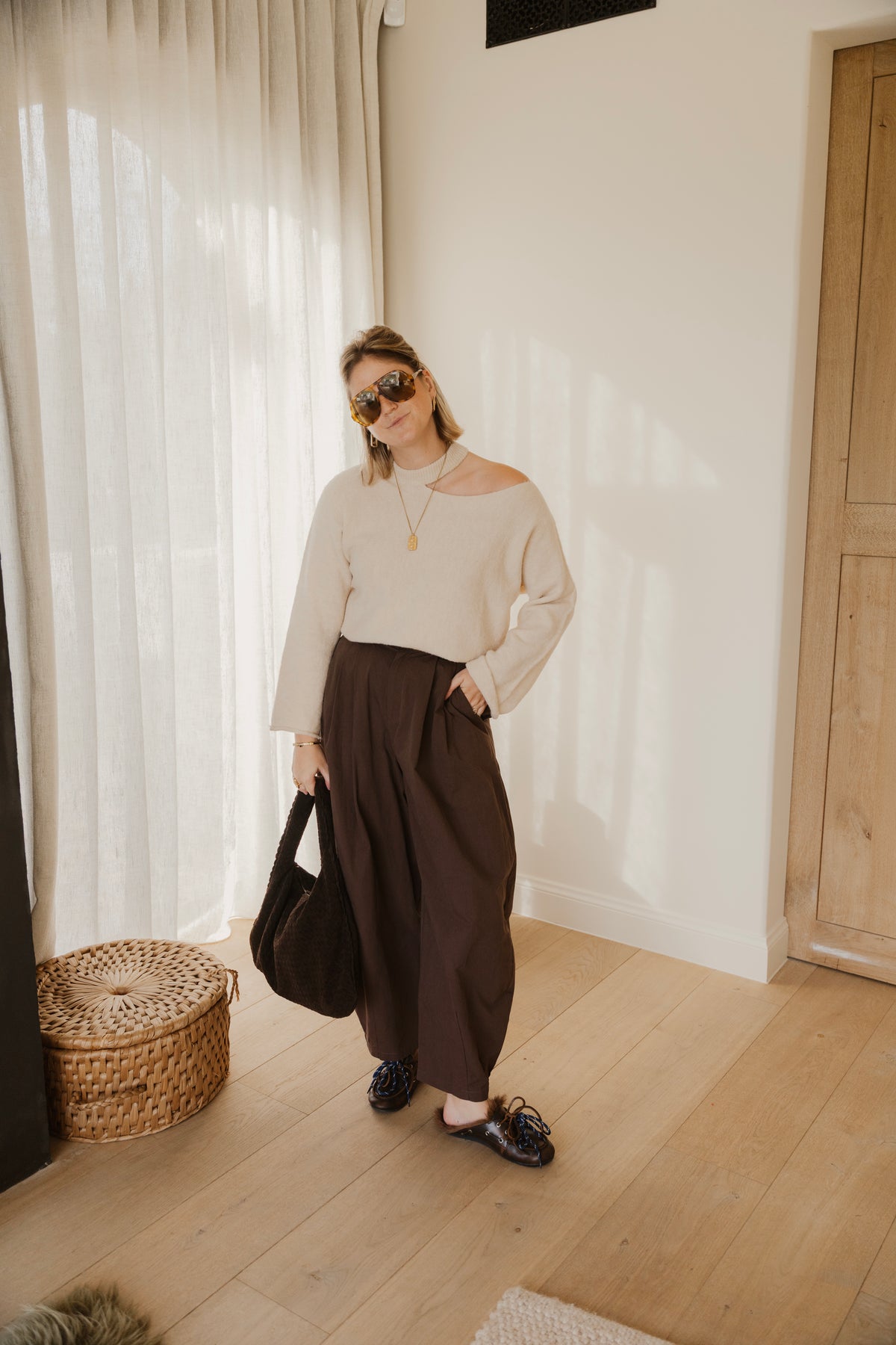 AVA KNIT ECRU
