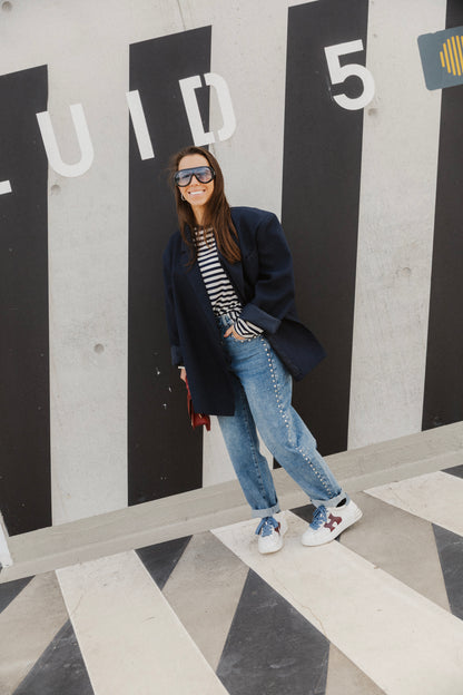 STUD BALLOON JEANS