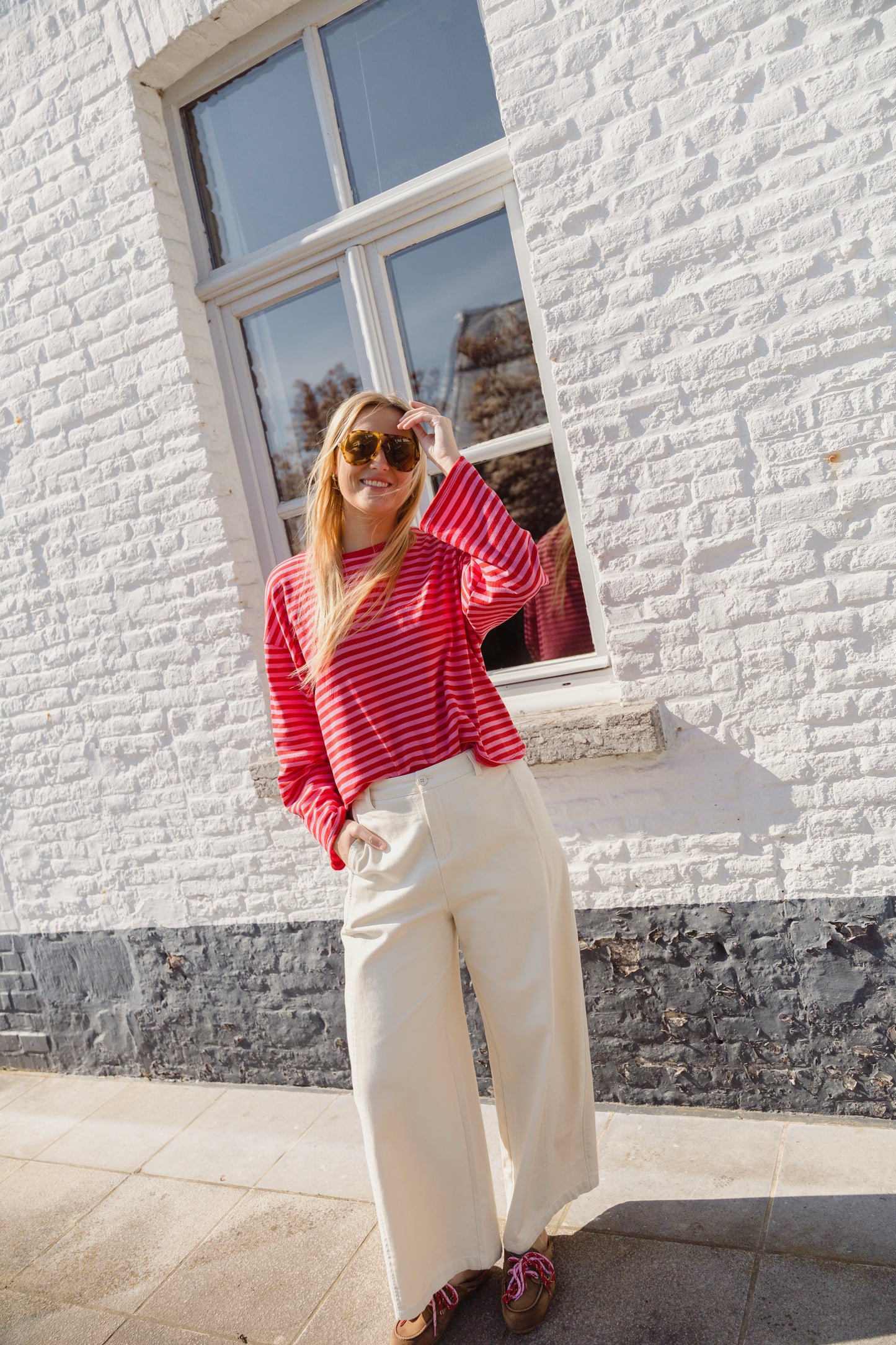 OLIVER TROUSERS ECRU