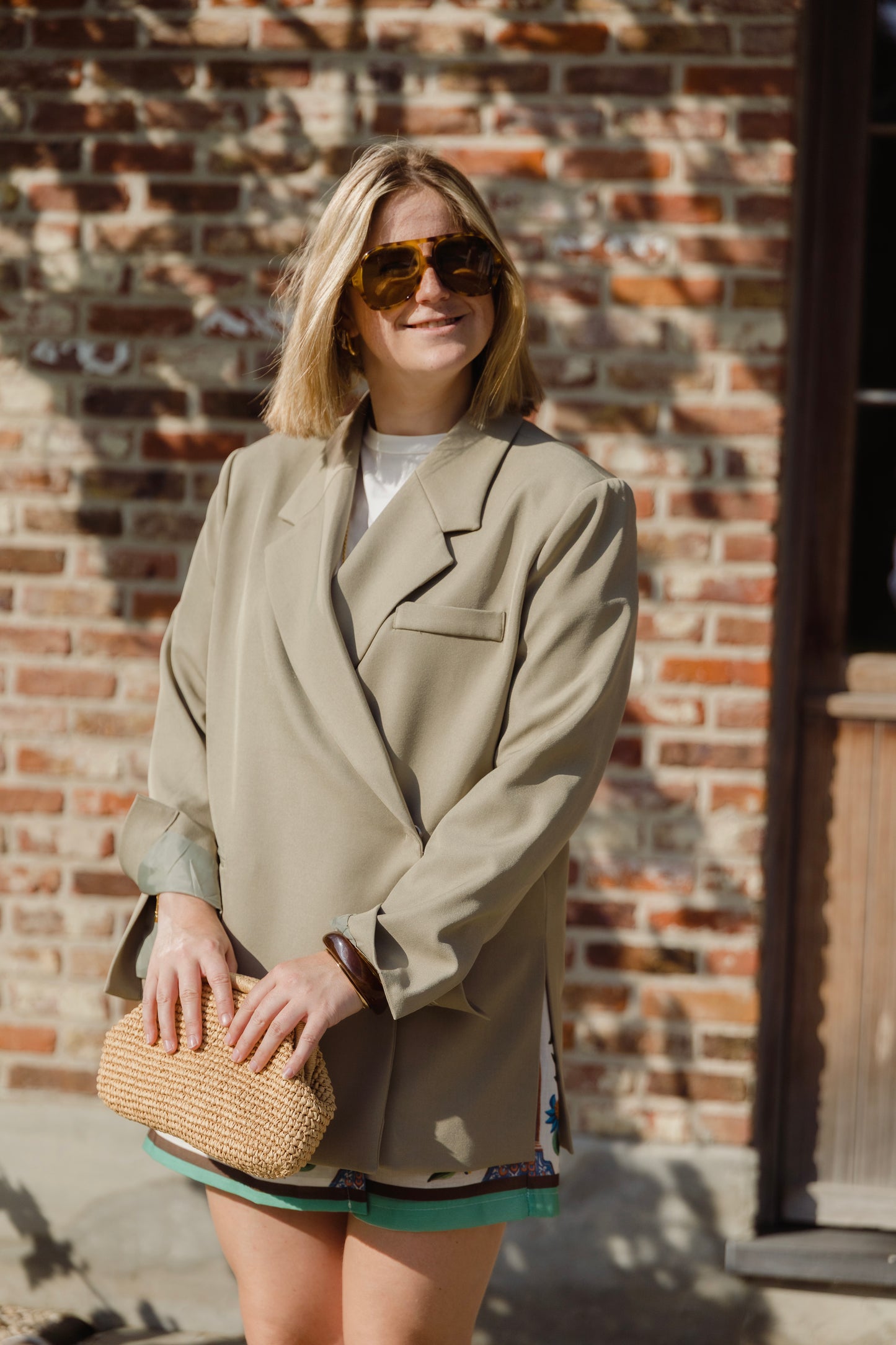 OVERSIZED BLAZER KAKI