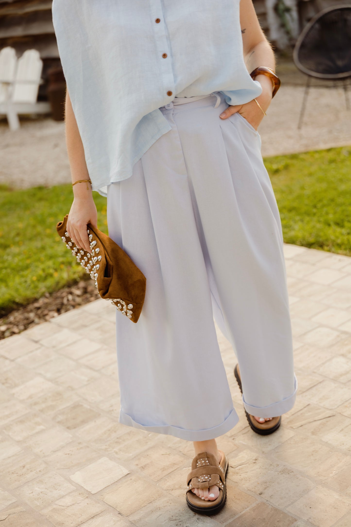 BLEU CIEL TROUSERS