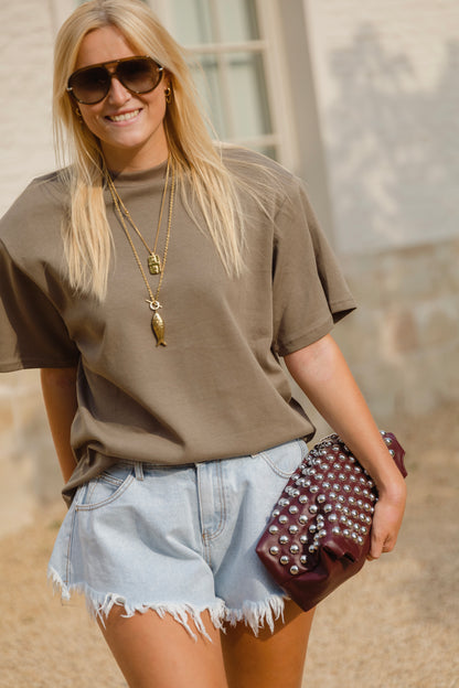 LEVI KAKI T-SHIRT