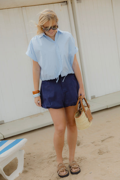 BALLOON SKIRT NAVY