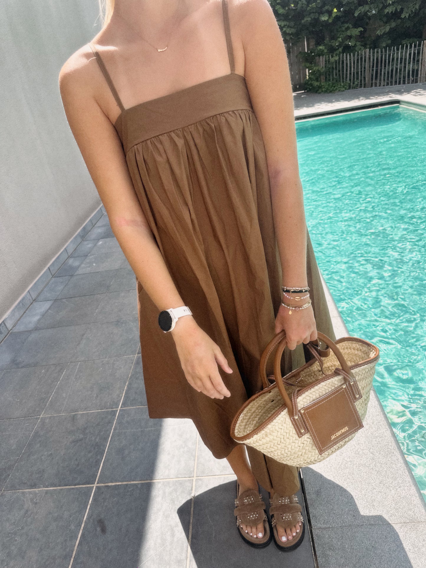 CAMEL LONG DRESS