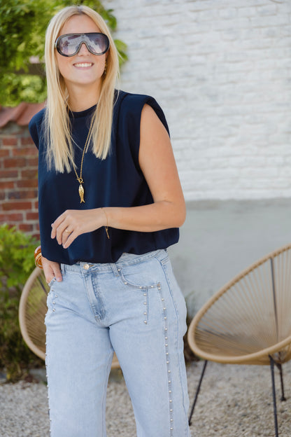 LYNN T-SHIRT NAVY