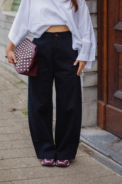 OLIVER TROUSERS NAVY