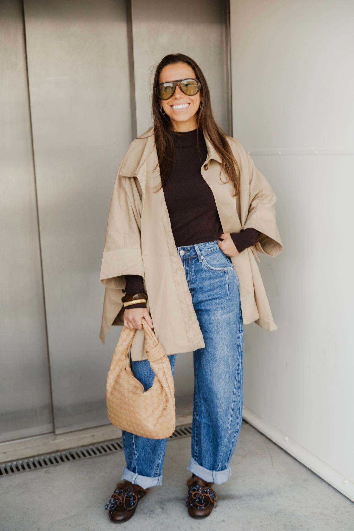 WOVEN BAG BEIGE