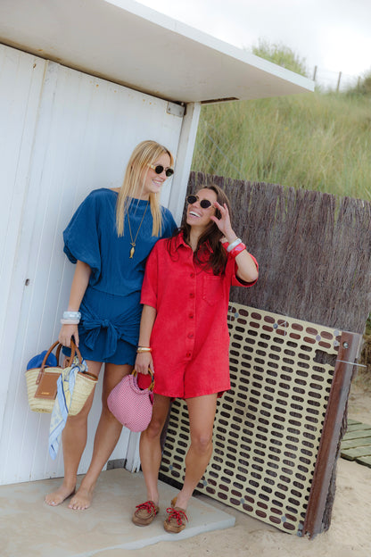 AVA DENIM PLAYSUIT