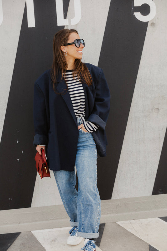 STRIPED LONGSLEEVE NAVY