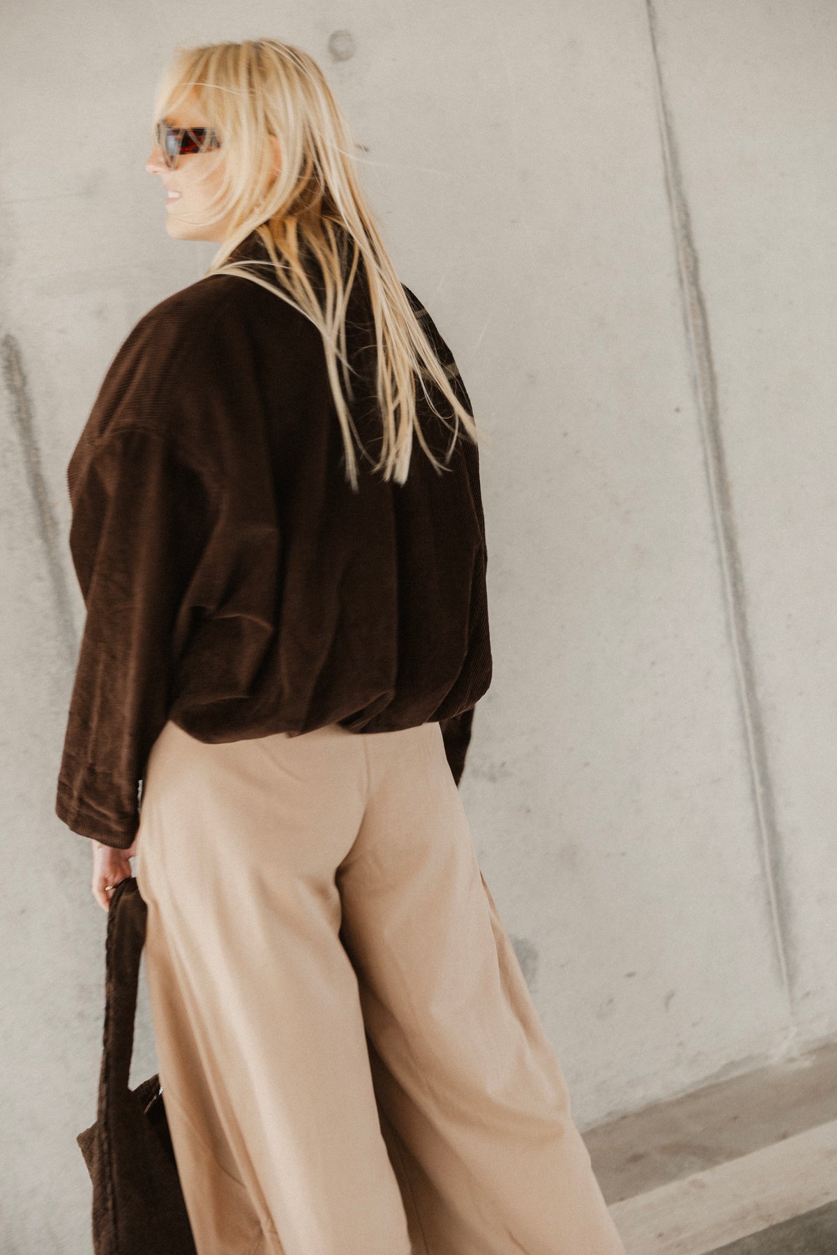 CORDUROY BOMBER CHOCO