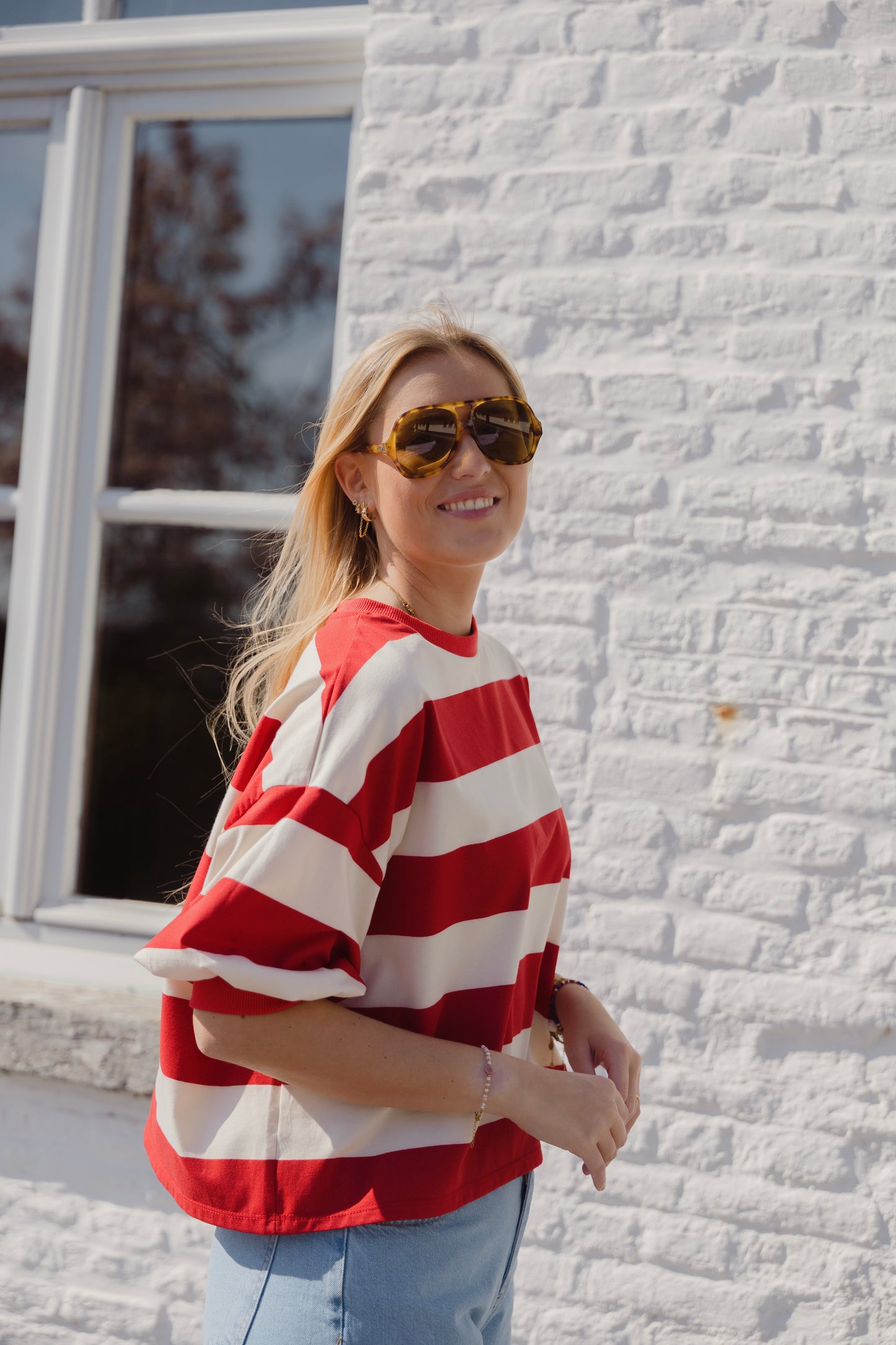 WALLY STRIPED T-SHIRT