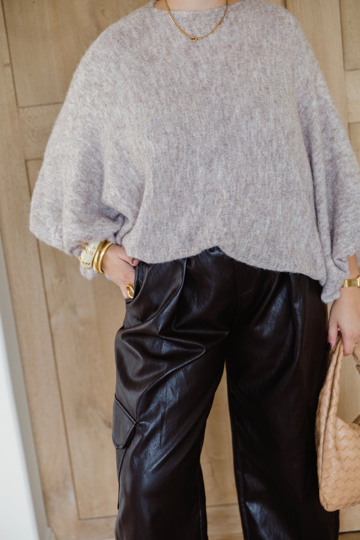 ELLIS KNIT TAUPE