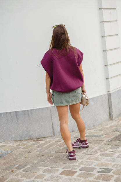 CARGO SKIRT WASHED DENIM