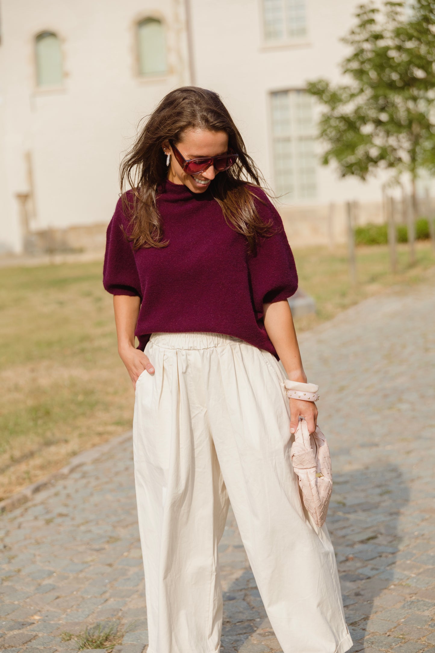 AUBERGINE KNIT