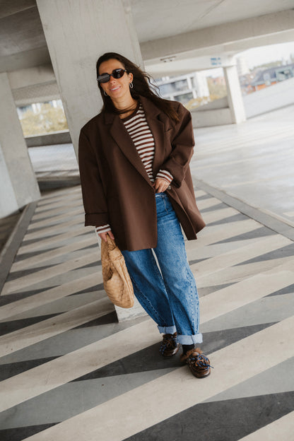 ALIX BLAZER BROWN