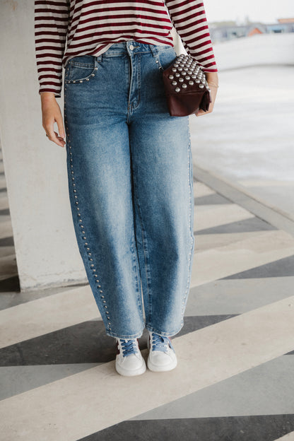 STUD BALLOON JEANS