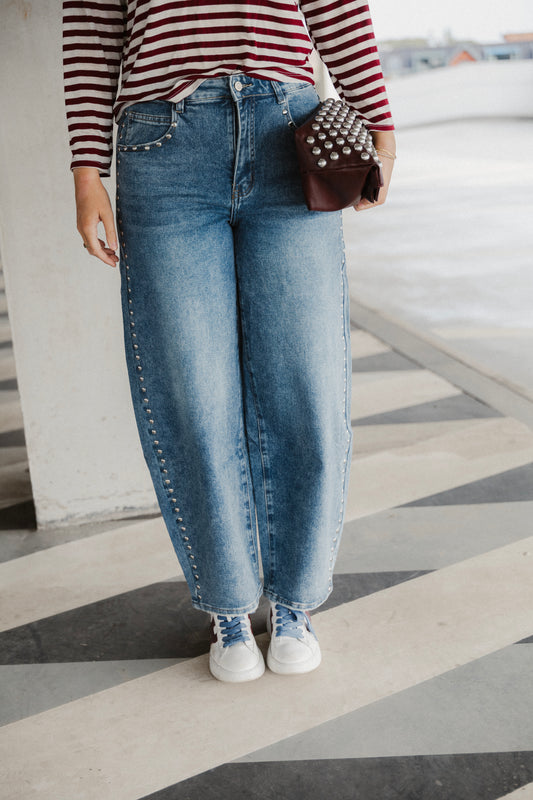 STUD BALLOON JEANS