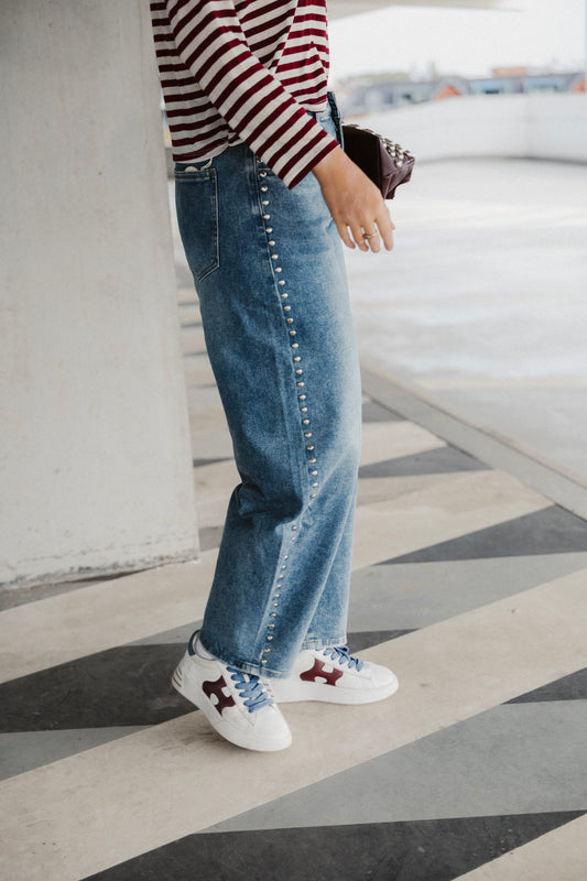 STUD BALLOON JEANS