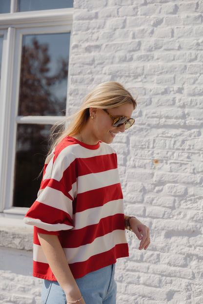 WALLY STRIPED T-SHIRT