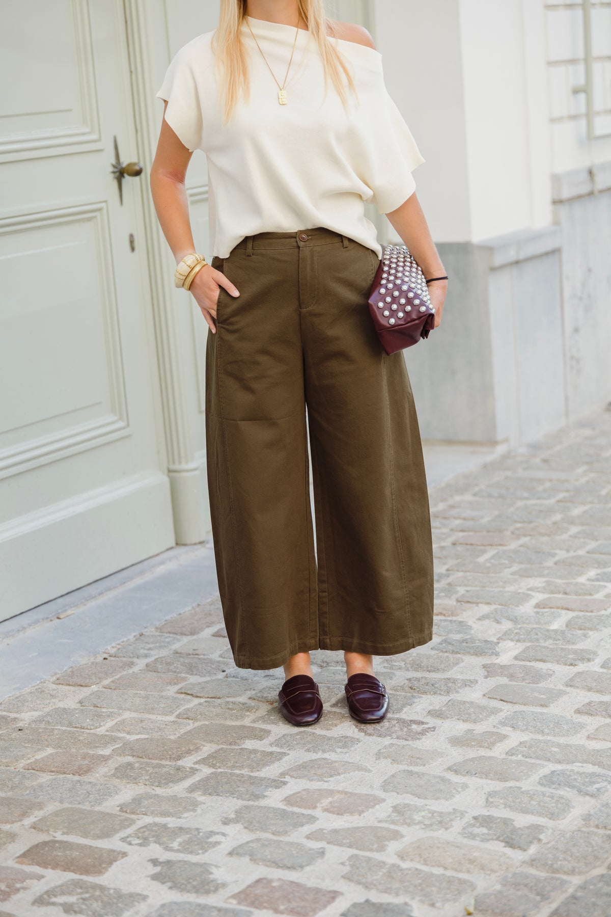 OLIVER TROUSERS KAKI