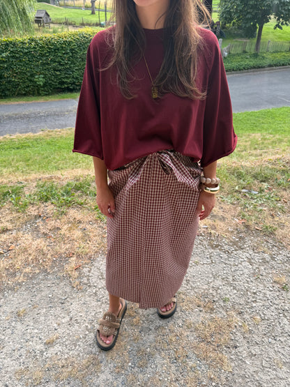 PERFECT BORDEAUX TEE