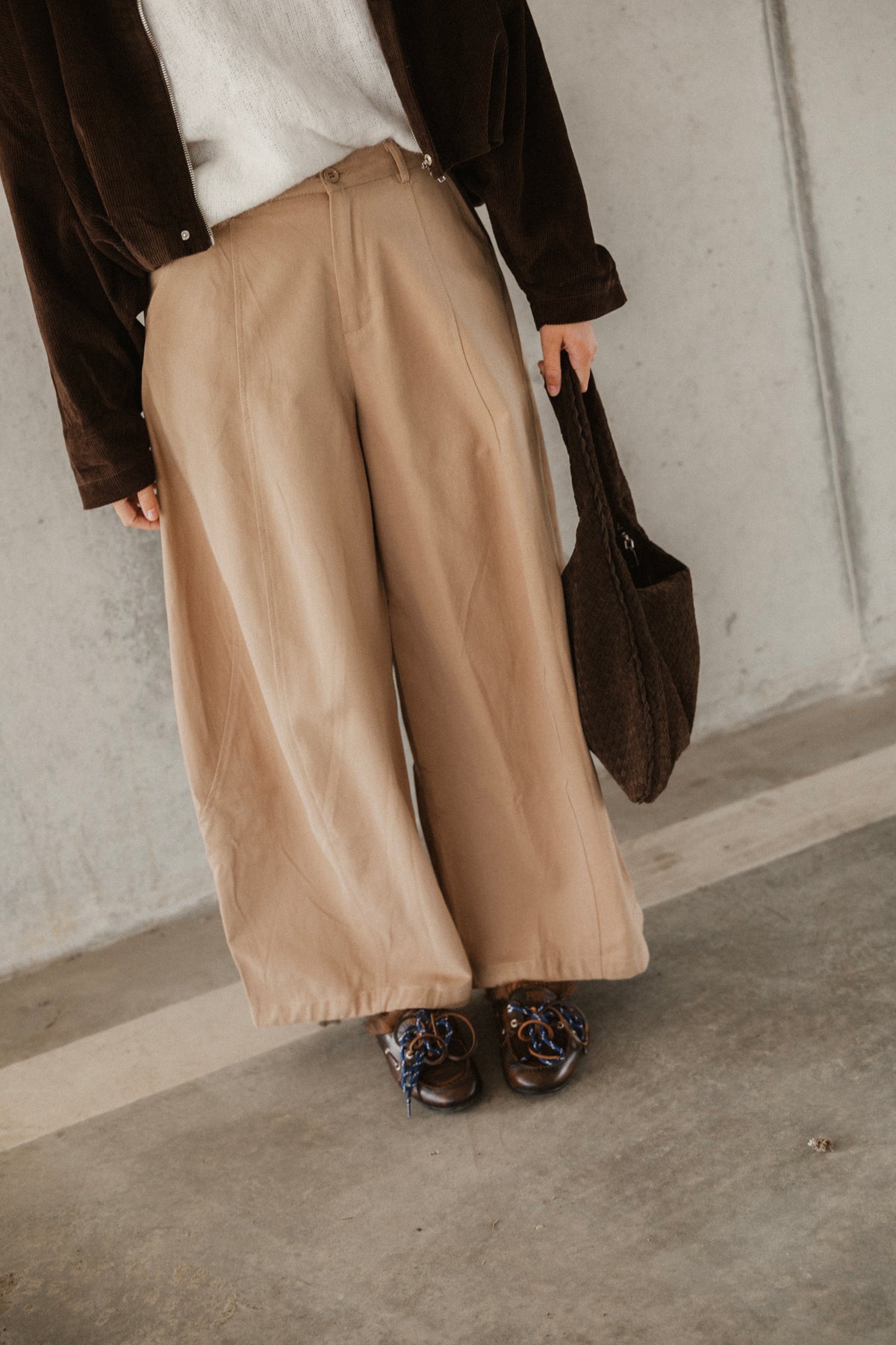ANNA TROUSERS TAUPE
