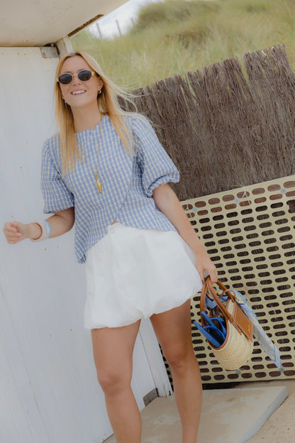 BALLOON SKIRT WHITE