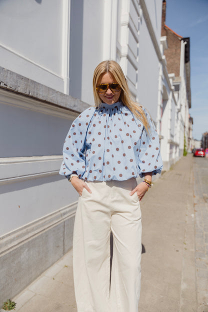 OLIVER TROUSERS ECRU