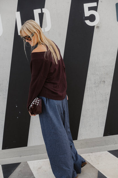 ABBY TROUSERS MARINE