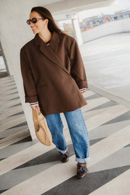 ALIX BLAZER BROWN