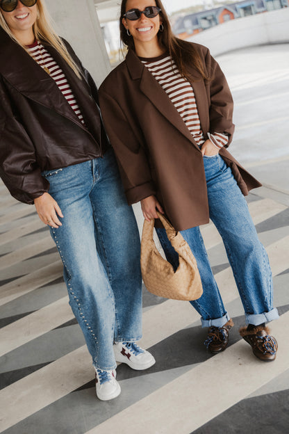 STRIPED LONGSLEEVE BROWN