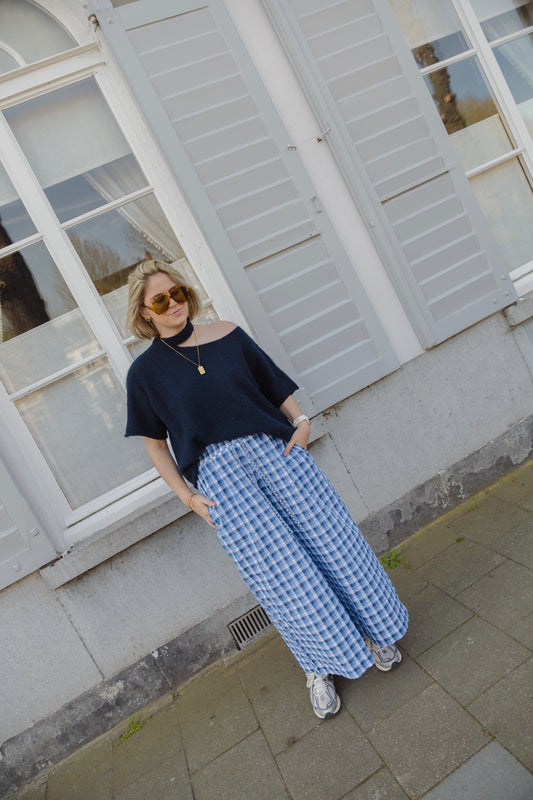 BILLIE CHECKERED TROUSERS