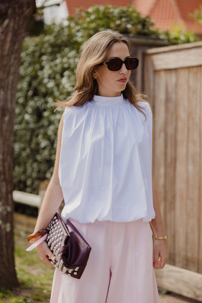 OPEN BACK TOP WHITE