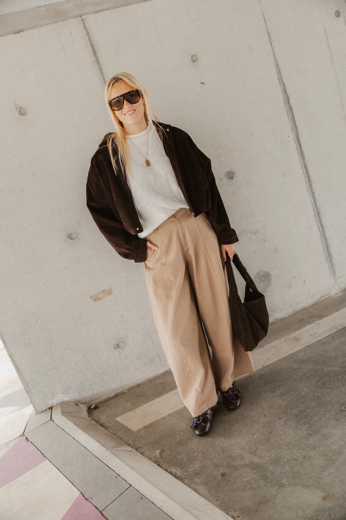 ANNA TROUSERS TAUPE
