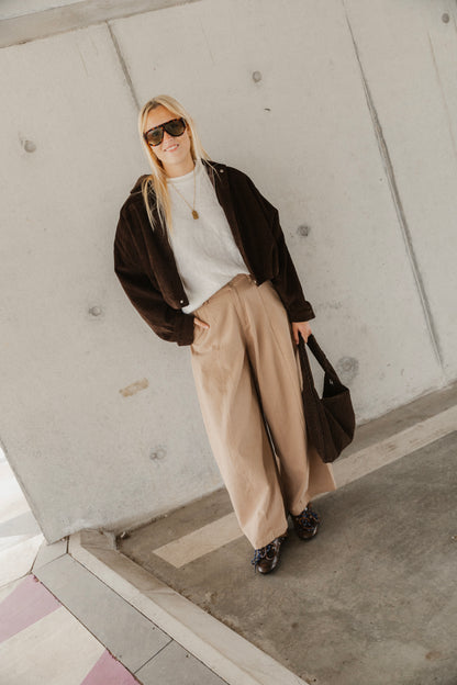 ANNA TROUSERS TAUPE