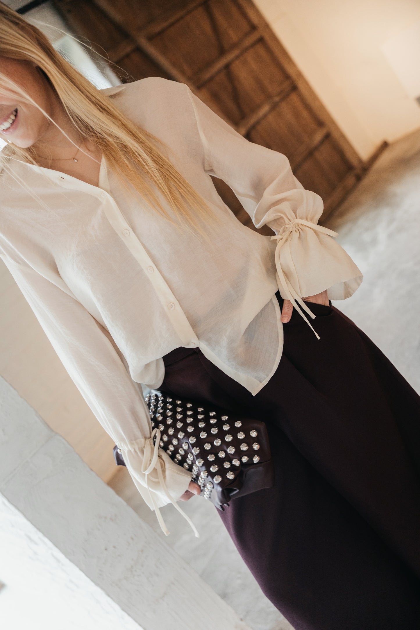 ROMANTIC BLOUSE CREAM