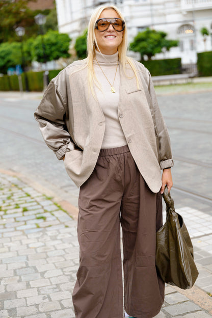 BILLY BOMBER BEIGE
