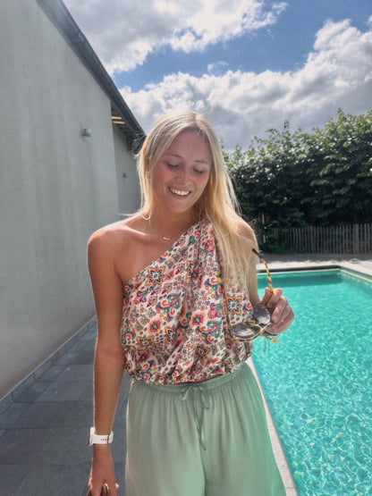FANTASY ONE SHOULDER TOP