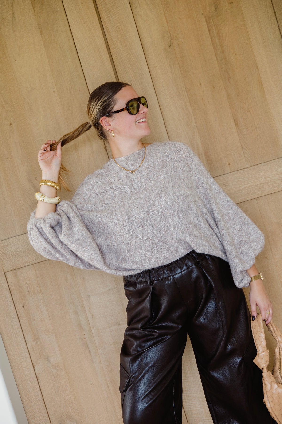 ELLIS KNIT TAUPE