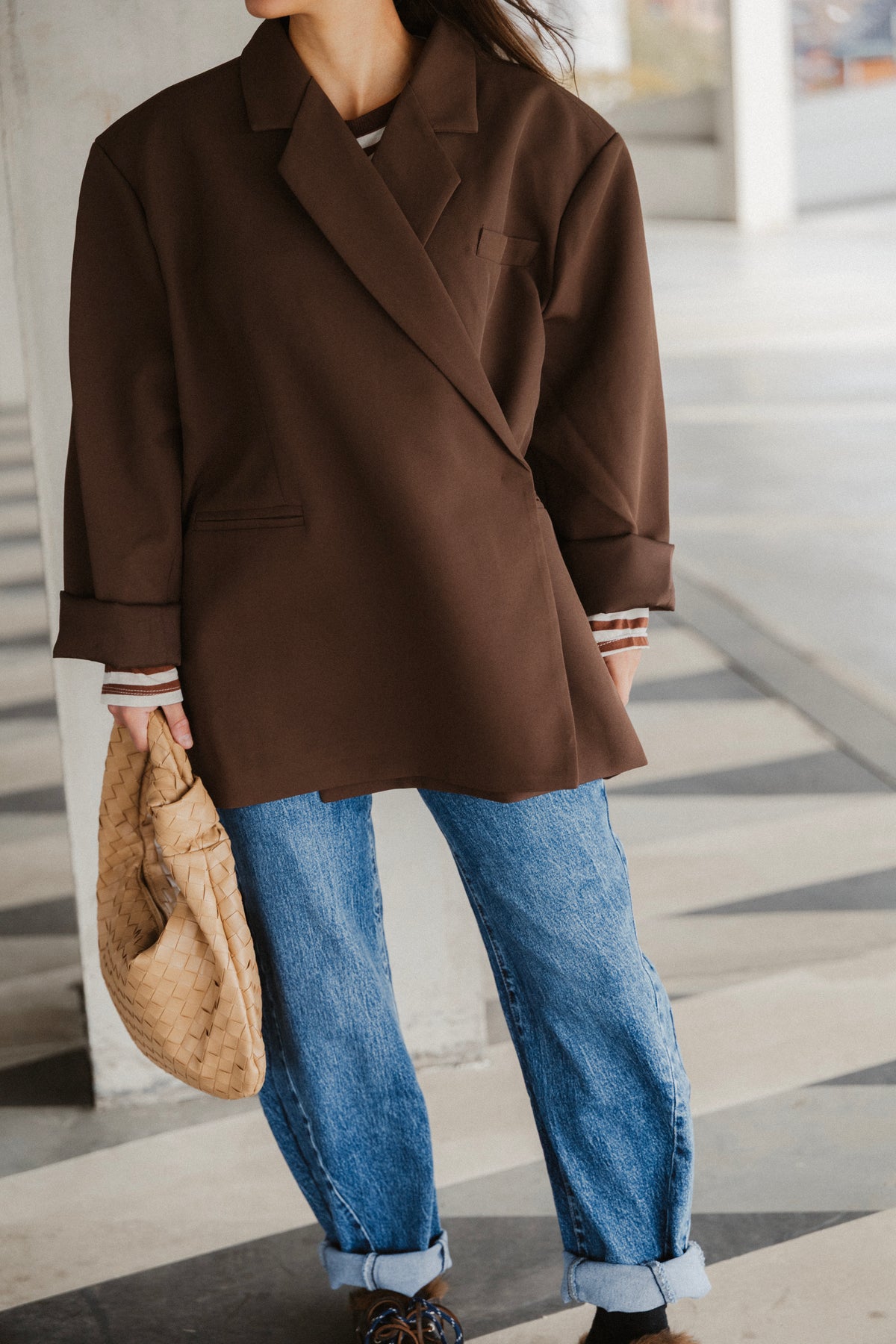 ALIX BLAZER BROWN