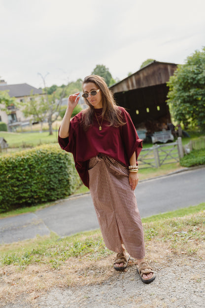 PERFECT BORDEAUX TEE